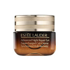 Refect Beauty Estée Lauder Advanced Night Repair eye gel-creme in a signature brown glass jar with a gold lid.