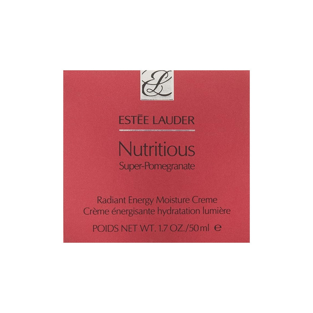 Refect Beauty Estée Lauder Nutritious Super-Pomegranate Radiant Energy Moisture Crème in a red 50ml jar box