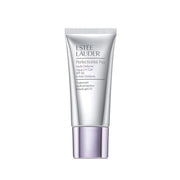 Refect Beauty Estée Lauder Perfectionist Pro Multi-Defense Aqua UV Gel SPF 50 in a silver squeeze tube.