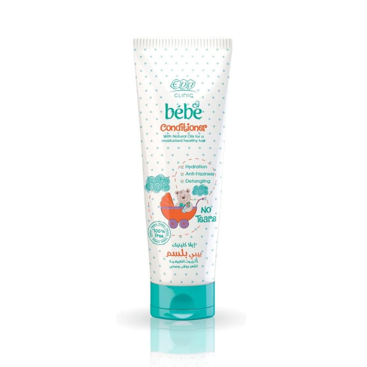 Refect Beauty Eva Bebe hair conditioner tube with natural oils for gentle hydration and detangling