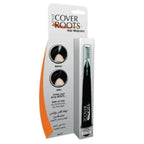 Refect Beauty Eva Cover Roots black hair mascara in packaging with before and after results for grey root coverage