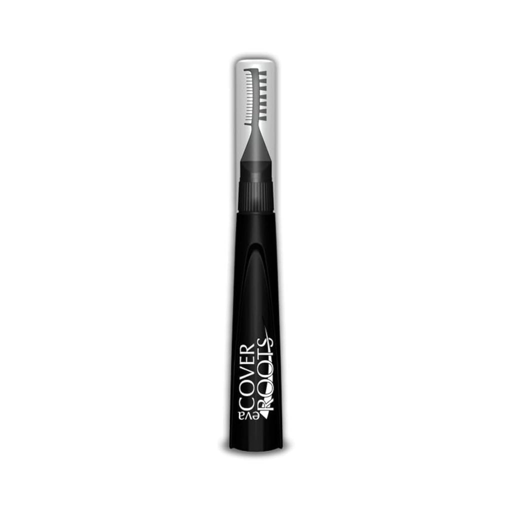 Refect Beauty Eva Cover Roots hair mascara in a black tube with a precise brush applicator for grey root touch-ups.