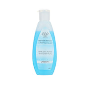 Refect Beauty Eva fragrance-free nail polish remover in a blue translucent bottle with a clear flip-top cap.