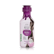 Refect Beauty Eva Optimum Care marshmallow scented shampoo bottle for dull hair with purple drip design