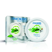 Refect Beauty Eva Smokers Menthol Tooth Powder in a white jar and box for removing stains and refreshing breath