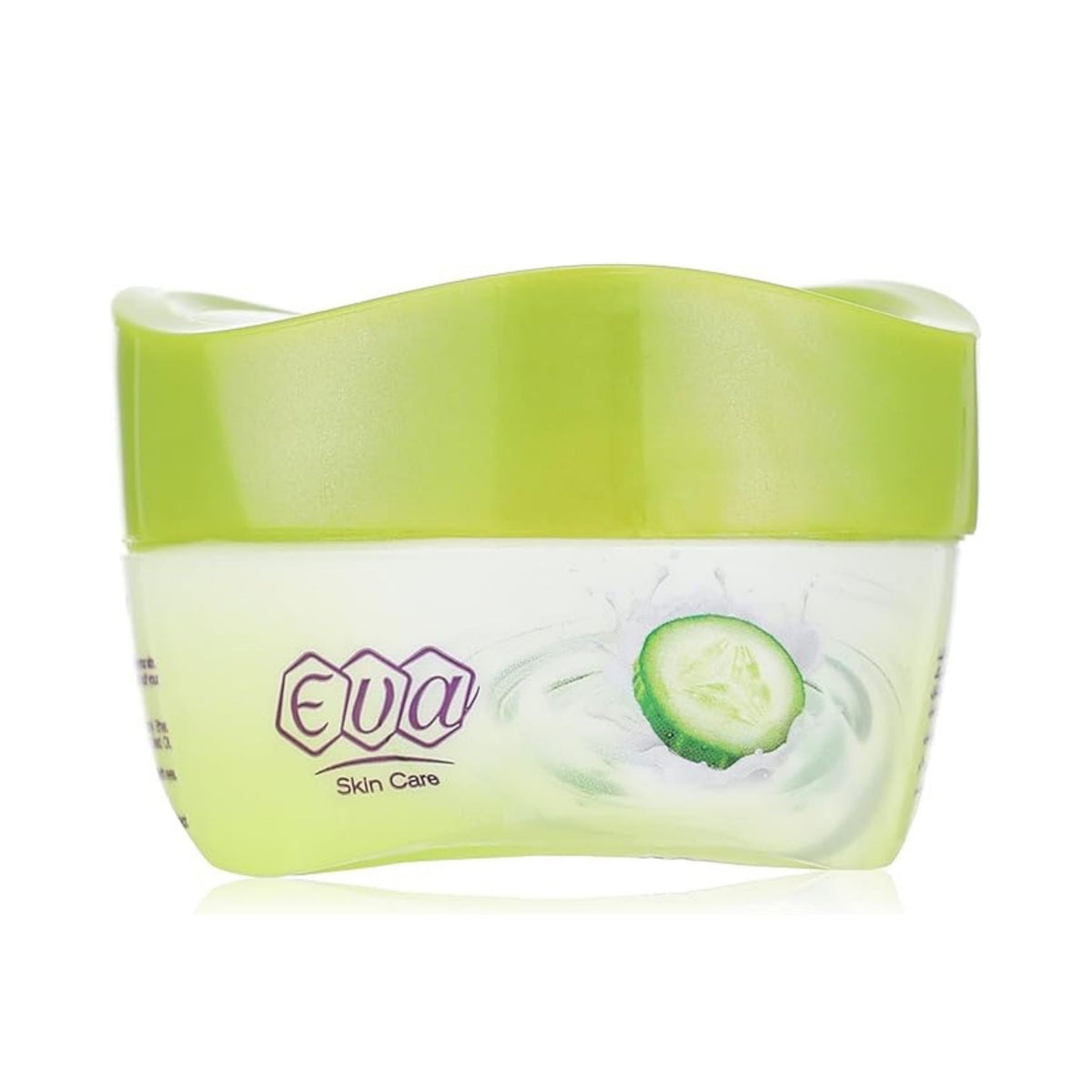 Refect Beauty Eva Skin Care moisturizing cream jar with yogurt and cucumber extracts for soft and hydrated skin