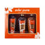 Refect Beauty Ever Pure Warm Vanilla gift set featuring shower gel, body splash, and body lotion in orange packaging.