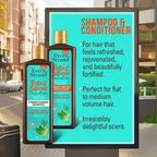 Refect Beauty advertisement featuring Every Strand Biotin, Collagen and Rosemary Mint hair strengthening conditioner.