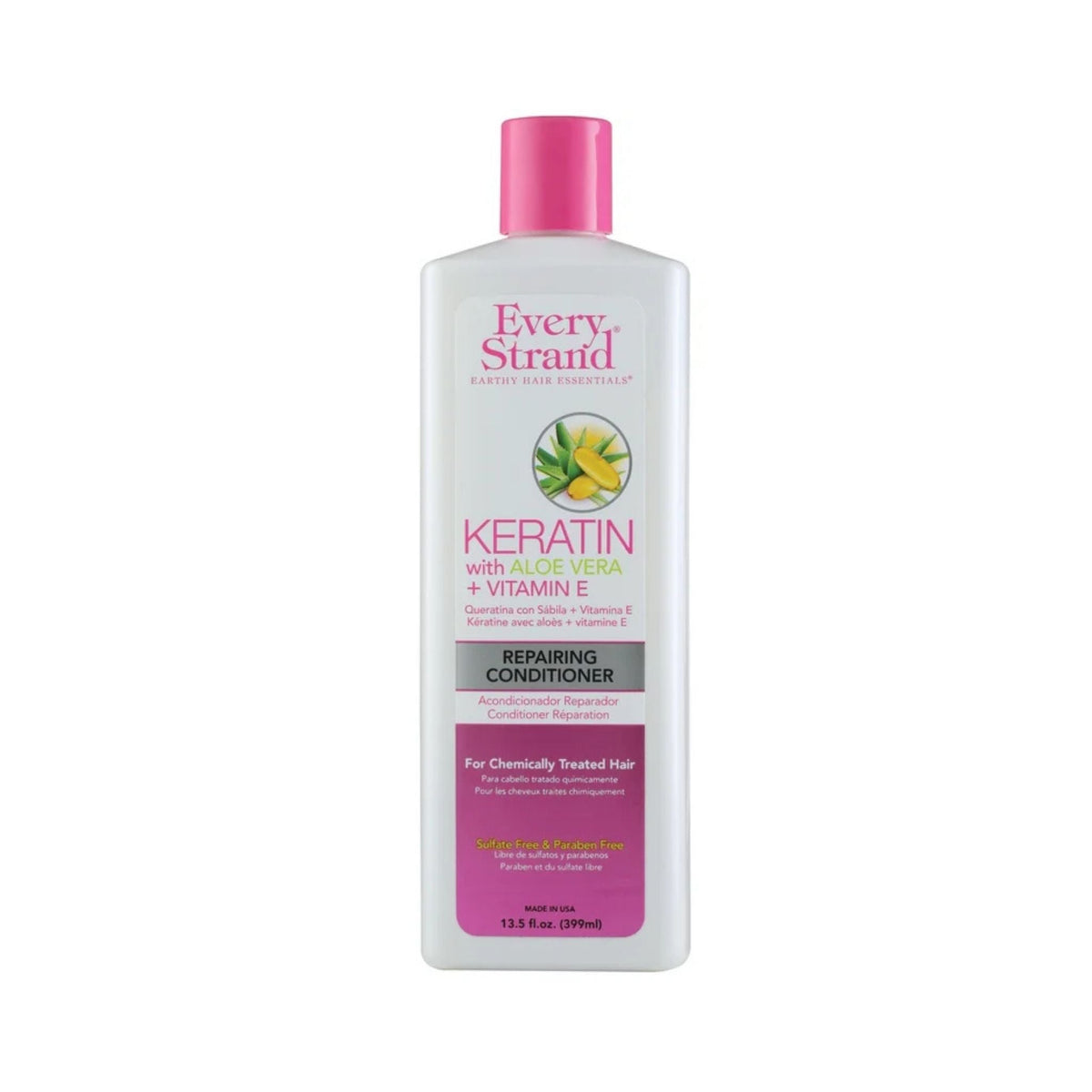 Refect Beauty Every Strand Keratin Repairing Conditioner bottle for dry and chemically treated hair