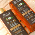 Refect Beauty Every Strand deep moisture shampoo and conditioner bottles with shea butter and coconut oil extracts