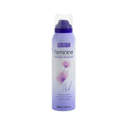 Refect Beauty Feminine Intimate Deodorant Spray in a 150ml purple aerosol can with floral design for daily hygiene