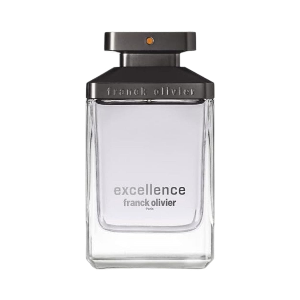 Refect Beauty Franck Olivier Excellence Eau de Toilette in a clear glass bottle with a dark metallic cap