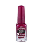 Refect Beauty Gabrini 3D nail polish in a deep magenta shade with a glossy finish and flat brush applicator 42