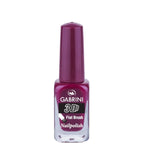 Refect Beauty Gabrini 3D nail polish in a deep magenta shade with a glossy finish and flat brush applicator 22