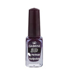 Refect Beauty Gabrini 3D nail polish in a deep dark purple shade with a glossy finish in a glass bottle 45