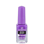 Refect Beauty Gabrini 3D nail polish in a vibrant purple shade with a glossy finish and flat brush applicator 20