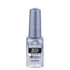 Refect Beauty Gabrini 3D nail polish in a shimmering metallic silver shade with a glossy finish 46