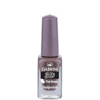 Refect Beauty Gabrini 3D nail polish in a taupe shade with a glossy finish and flat brush applicator 08