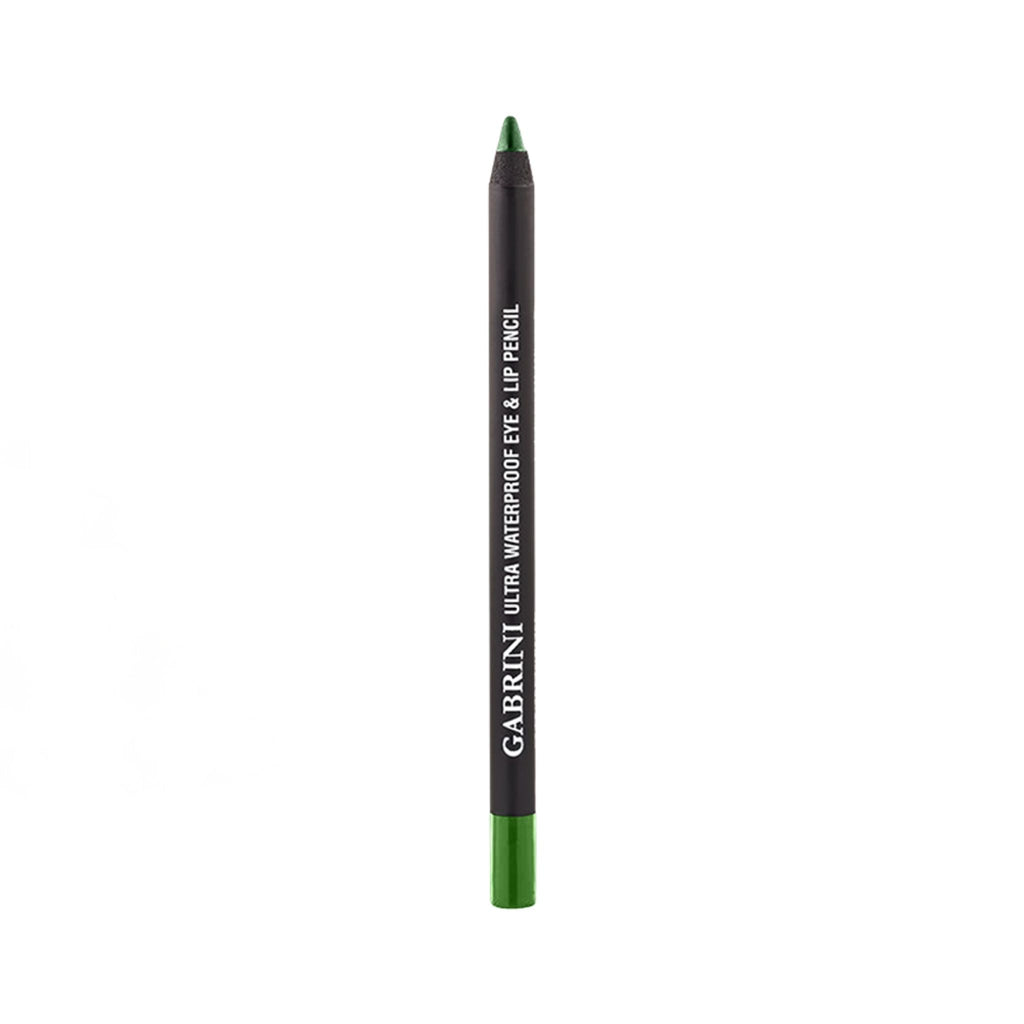 Refect Beauty Gabrini green waterproof eye and lip pencil for precise, long-lasting makeup application.