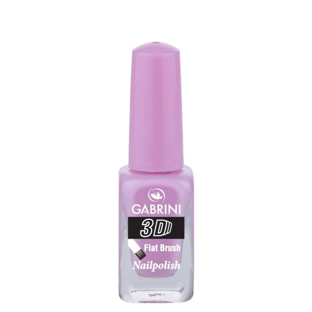 Refect Beauty Gabrini 3D nail polish in a soft pastel lavender shade with a glossy finish in a glass bottle 05