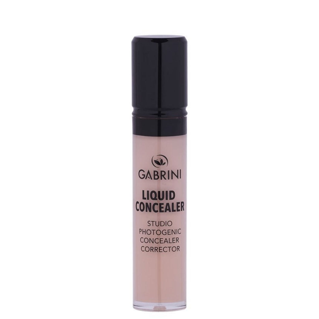 Refect Beauty Gabrini liquid concealer in a clear tube with a black cap for covering dark circles and blemishes. 06