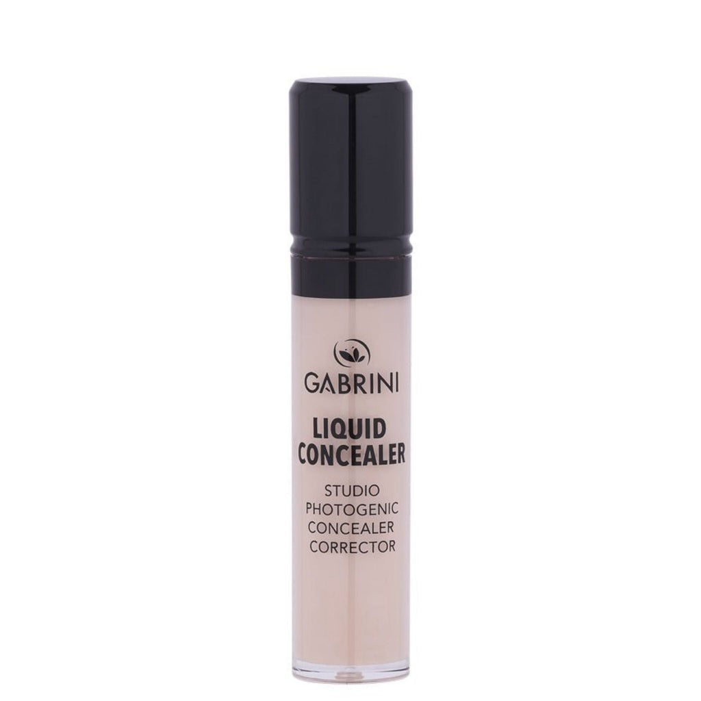 Refect Beauty Gabrini liquid concealer in a clear tube with a black cap for covering dark circles and blemishes 03
