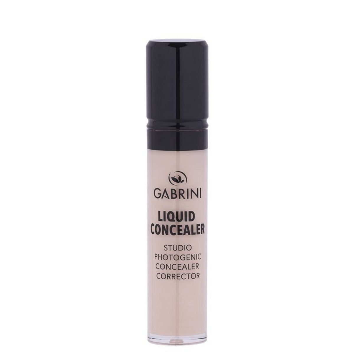 Refect Beauty Gabrini liquid concealer in a clear tube with a black cap for covering dark circles and blemishes 03
