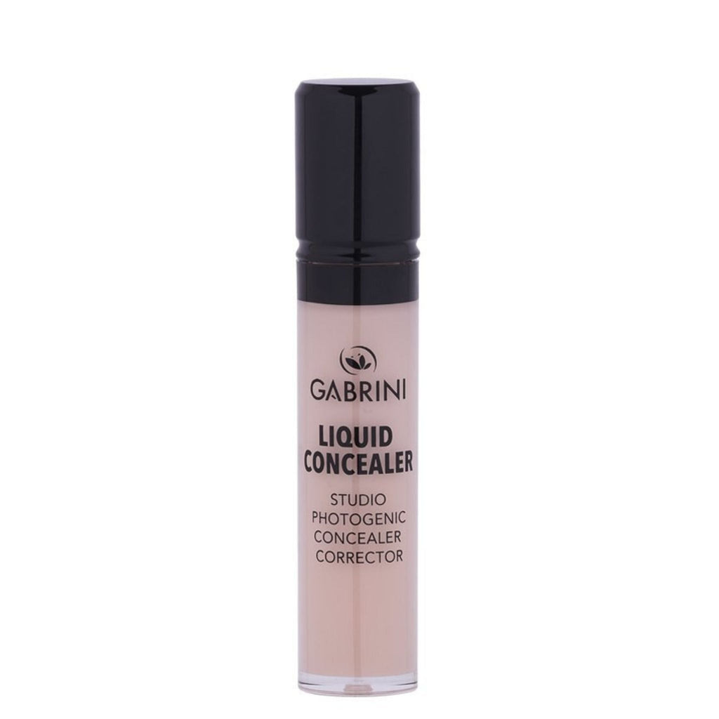 Refect Beauty Gabrini liquid concealer in a clear tube with a black cap for covering dark circles and blemishes. 05