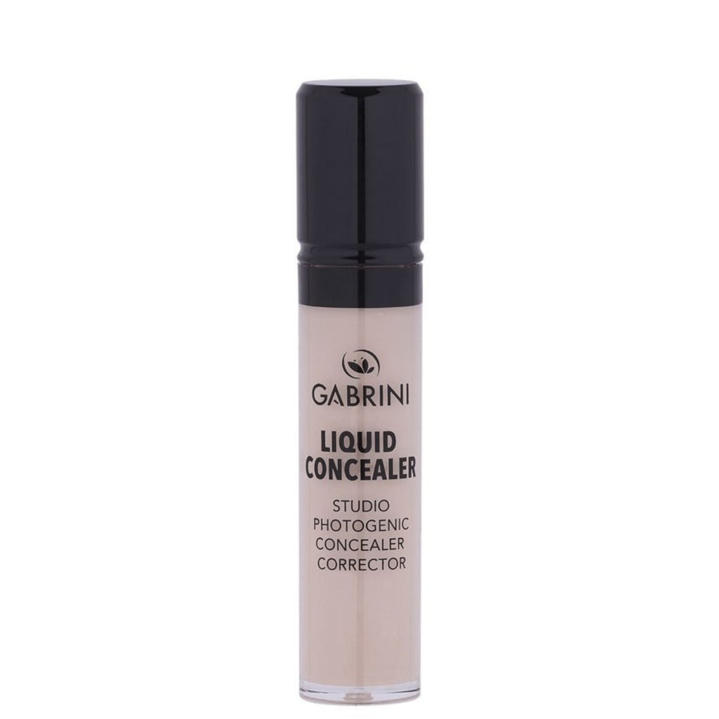 Refect Beauty Gabrini liquid concealer in a clear tube with a black cap for covering dark circles and blemishes. 04