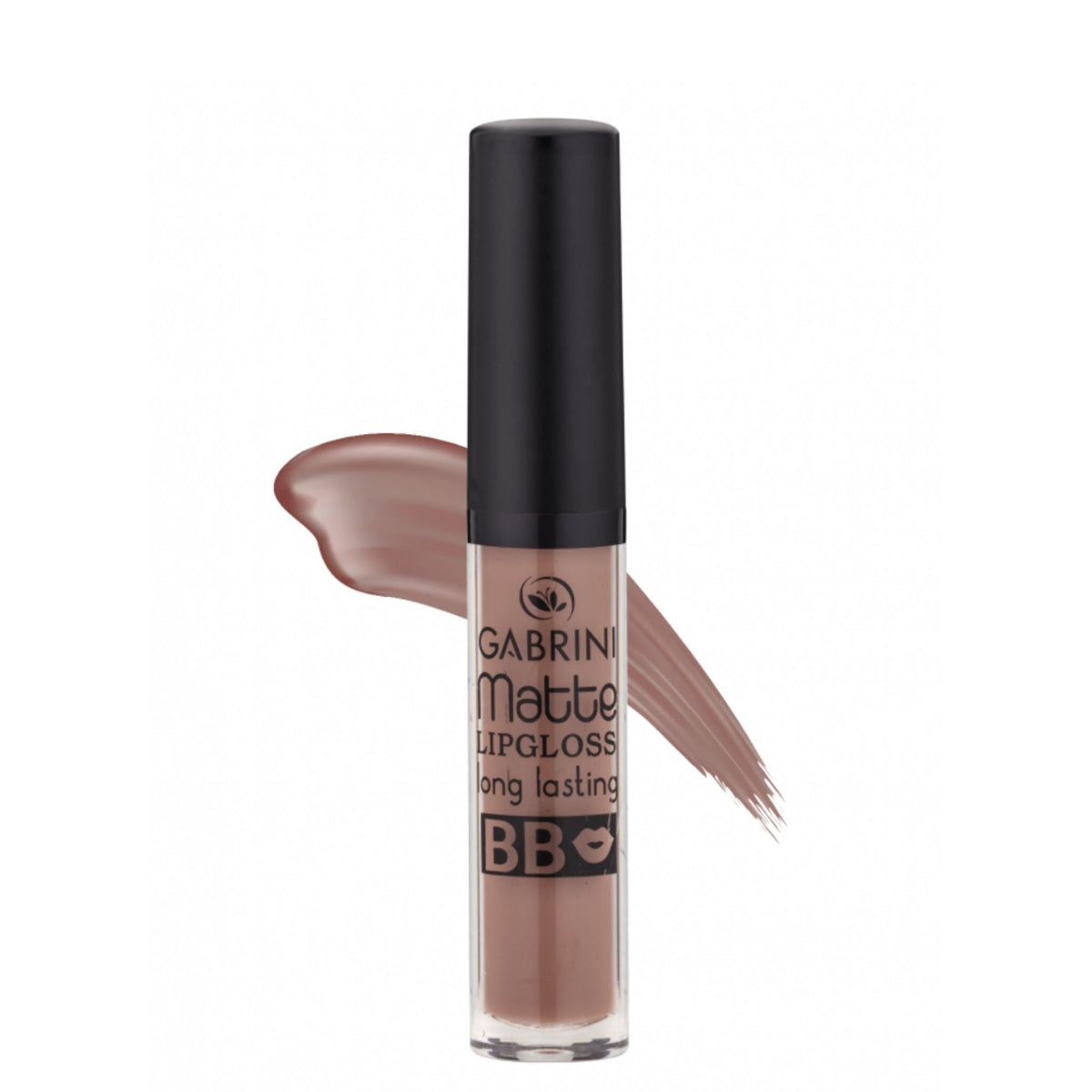 Refect Beauty Gabrini Matte long-lasting liquid lipgloss in a neutral mauve shade with a smooth applicator swatch 24
