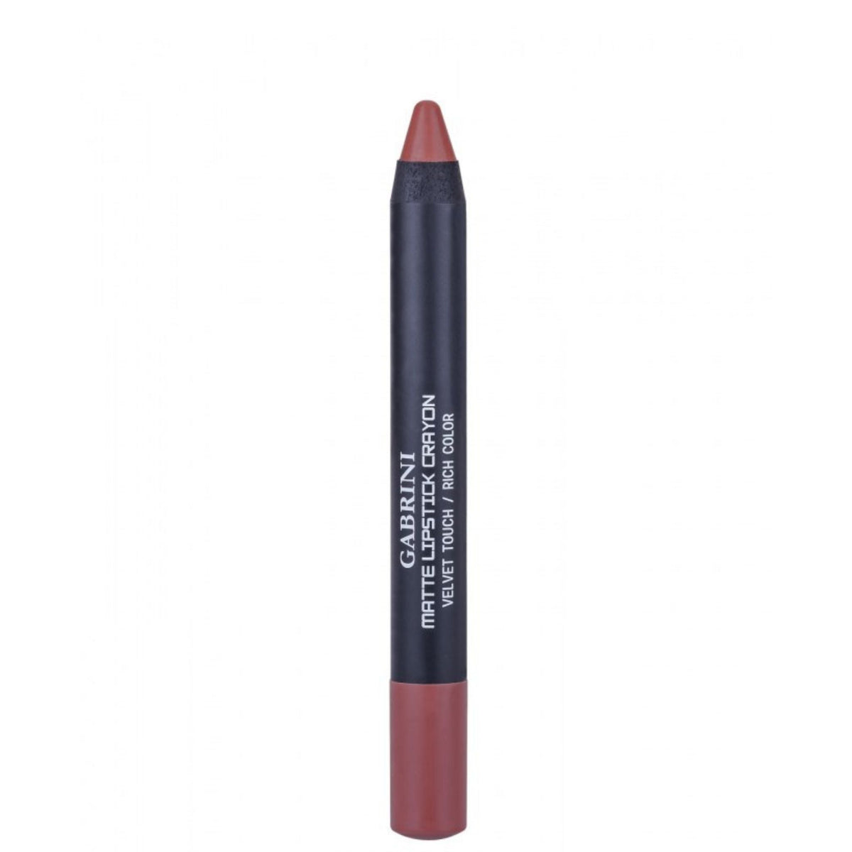 Refect Beauty Gabrini matte lipstick crayon in a dusty rose shade with a smooth velvet finish for precise application 08