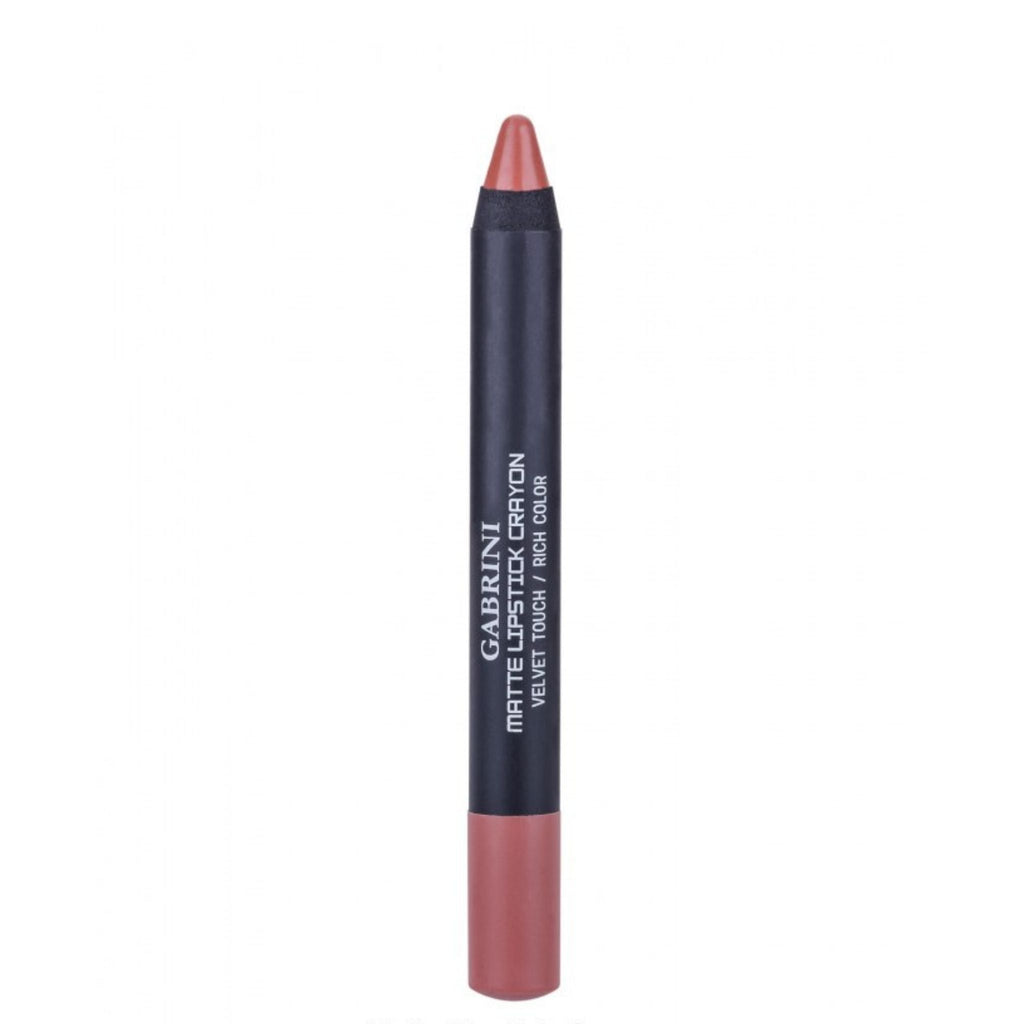 Refect Beauty Gabrini matte lipstick crayon in a dusty rose shade with a smooth, precise applicator tip. 06