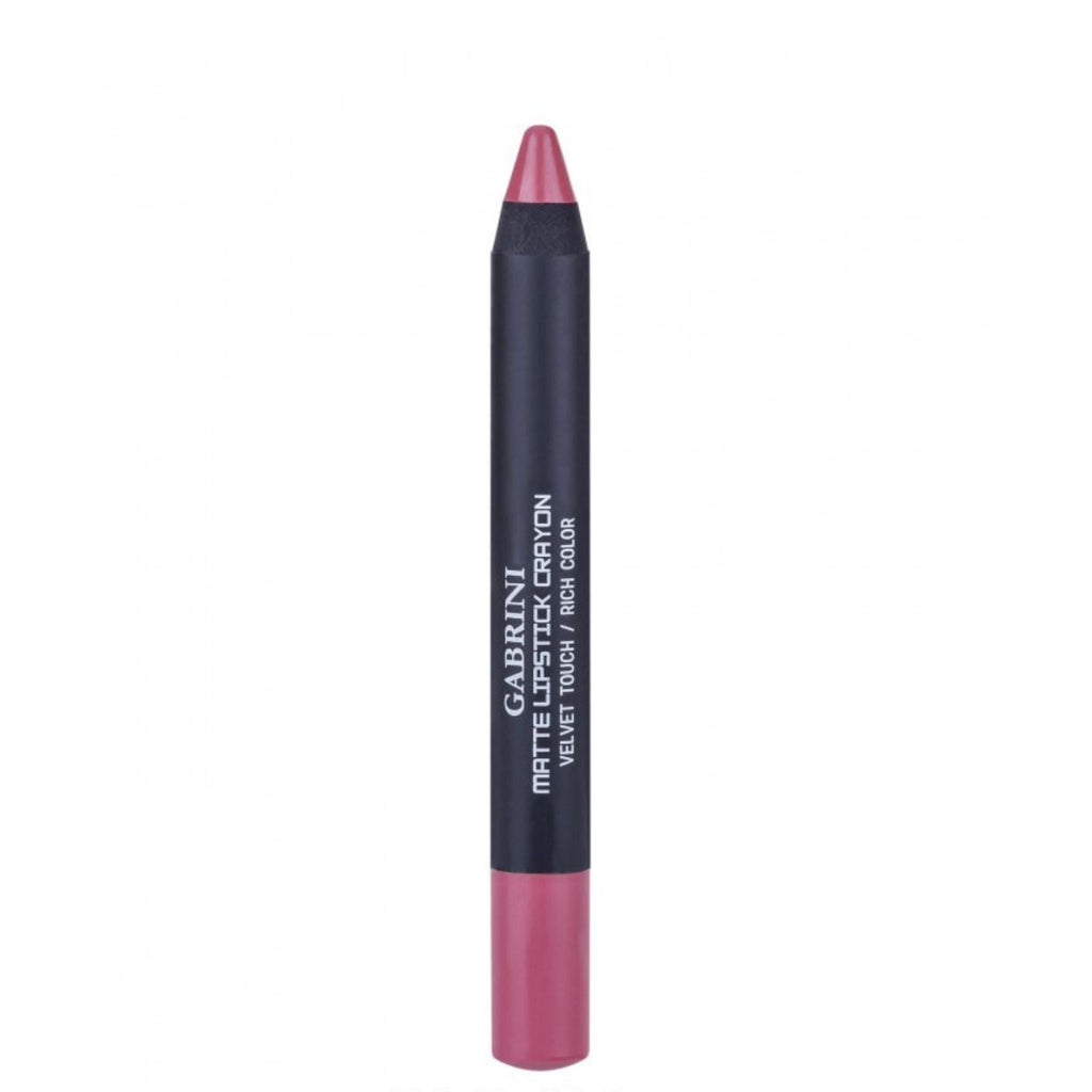 Refect Beauty Gabrini matte lipstick crayon in a dusty rose shade with a smooth, creamy finish for precise application. 07