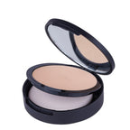 Refect Beauty Gabrini matte face powder in a black compact case with an open lid, mirror, and included sponge. 03