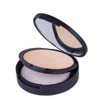 Refect Beauty Gabrini Matte Powder in a black compact case with an open mirror lid and included makeup sponge 02