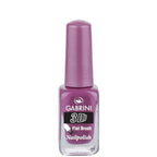 Refect Beauty Gabrini 3D nail polish in a dusty mauve shade with a glossy finish in a clear glass bottle 12
