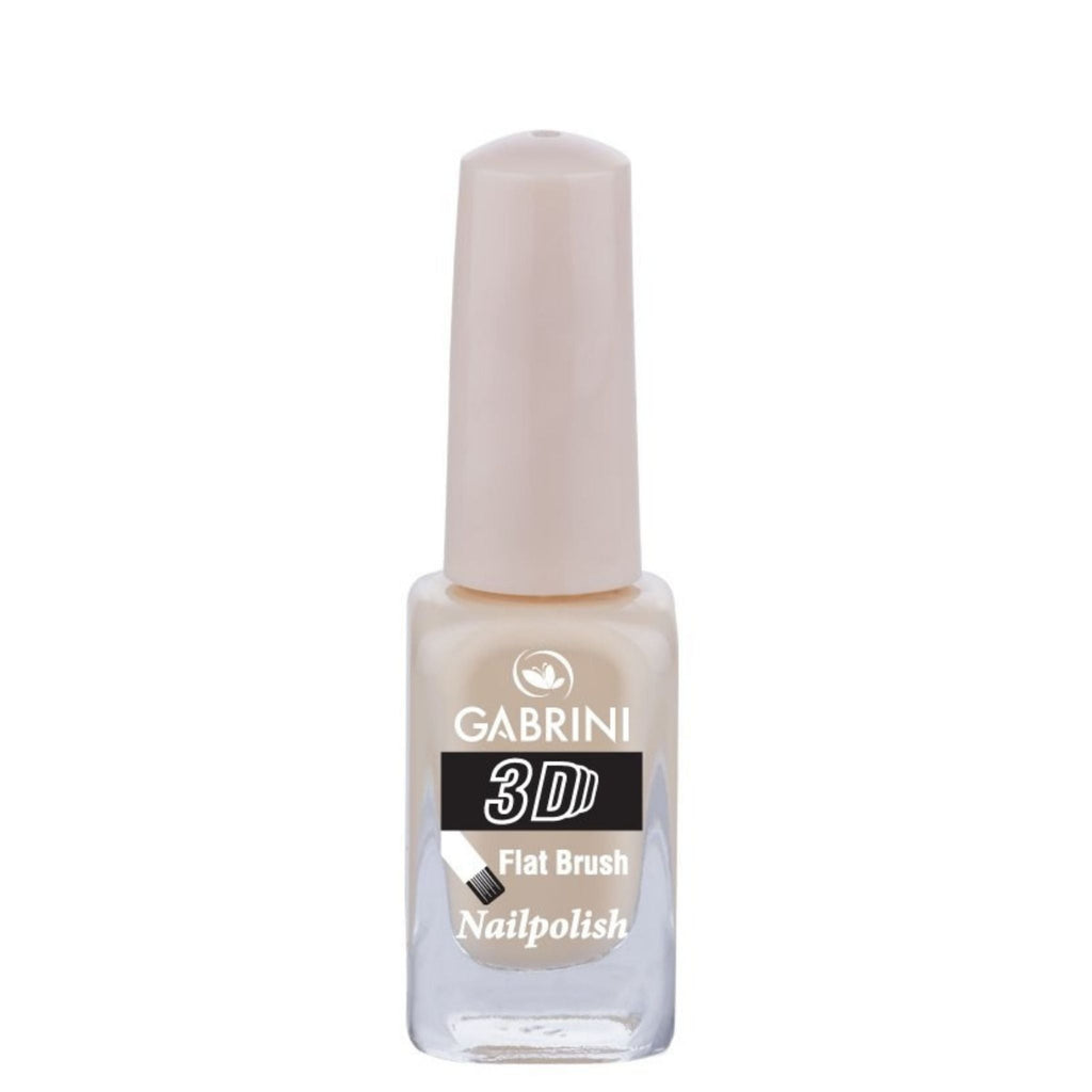 Refect Beauty Gabrini 3D nail polish in a soft nude beige shade with a glossy finish in a glass bottle 04