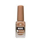 Refect Beauty Gabrini Nude nail polish in a light beige shade with a glossy finish in a glass bottle 07