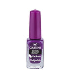 Refect Beauty Gabrini 3D nail polish in a vibrant purple shade with a glossy finish in a glass bottle. 36
