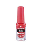 Refect Beauty Gabrini 3D nail polish in a vibrant red shade with a glossy finish and flat brush applicator 21