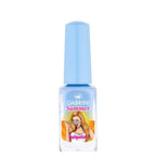 Refect Beauty Gabrini Summer nail polish in a vibrant light blue shade with a glossy finish and pop art label 05