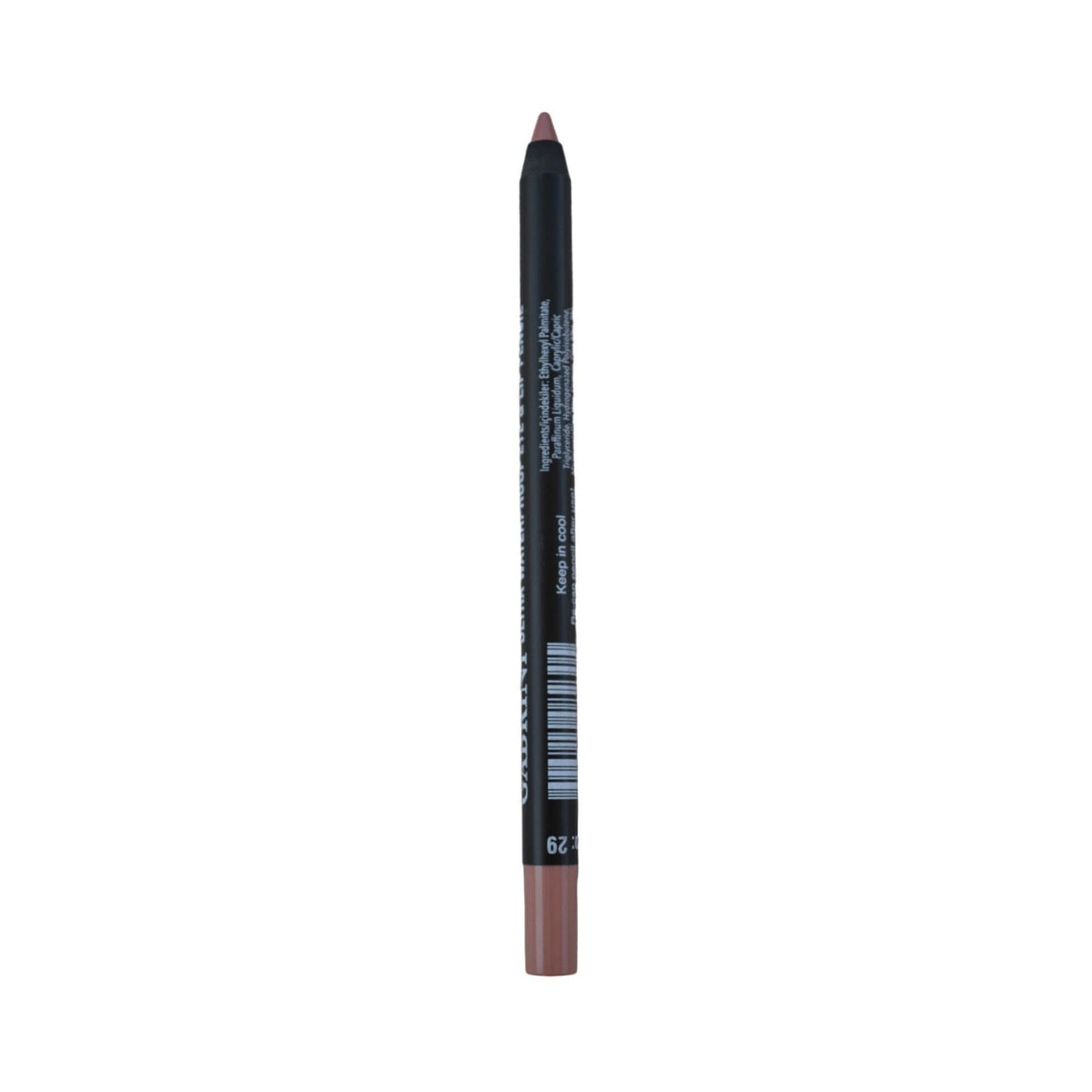 Refect Beauty Gabrini Ultra waterproof eye and lip pencil in a soft mauve shade with a smooth, precise tip.