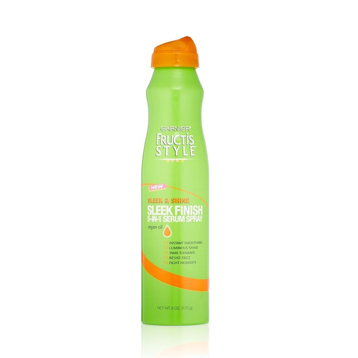 Refect Beauty Garnier Fructis Style Sleek and Shine 5-in-1 serum spray bottle for frizz control and hair smoothing