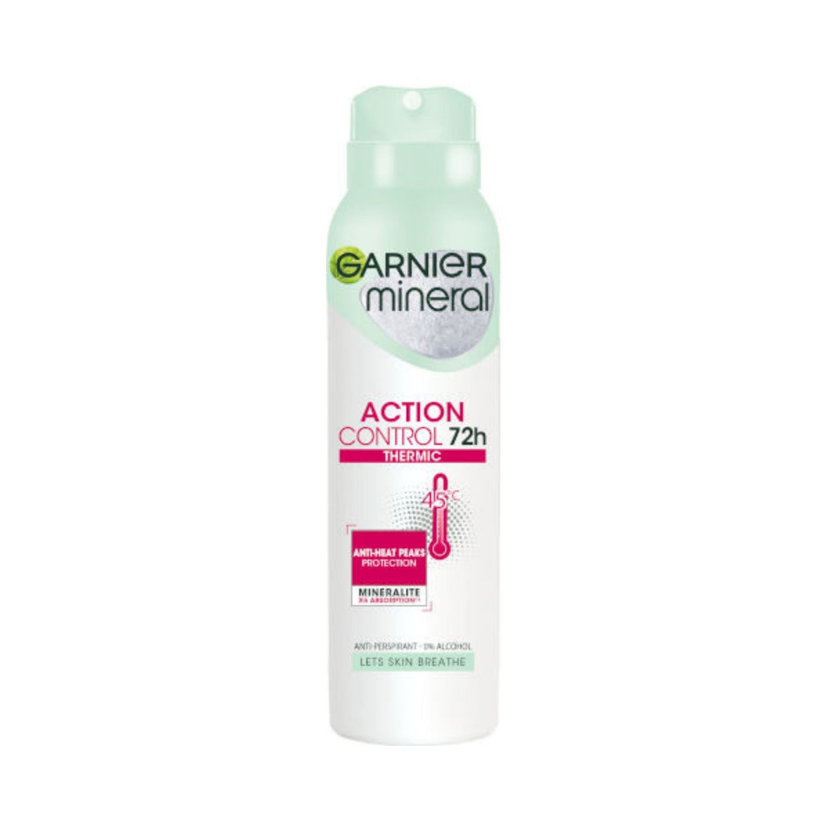 Refect Beauty Garnier Mineral Action Control Thermic 72h antiperspirant spray bottle for long-lasting sweat protection
