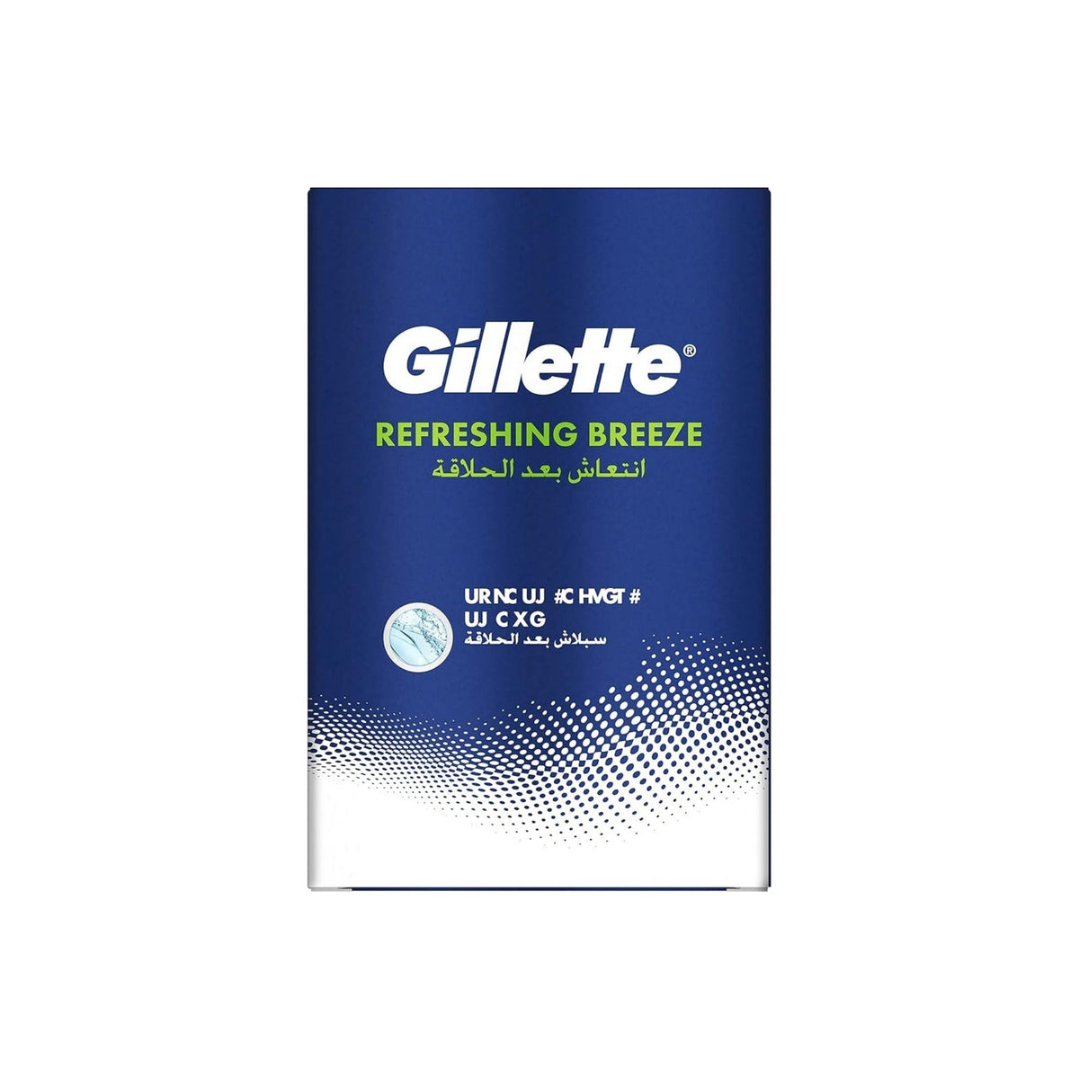 Refect Beauty Gillette Splash After Shave Refresh bottle in blue packaging with cooling formula for men