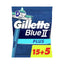 Refect Beauty Gillette Blue 2 Plus disposable razor value pack with 20 twin-blade razors in blue packaging