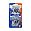 Refect Beauty Gillette Blue3 Comfort disposable razors in a 6-pack with triple blades and pivoting head technology.