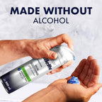 Refect Beauty Gillette sensitive skin shaving gel being dispensed into a hand, featuring an alcohol-free formula.