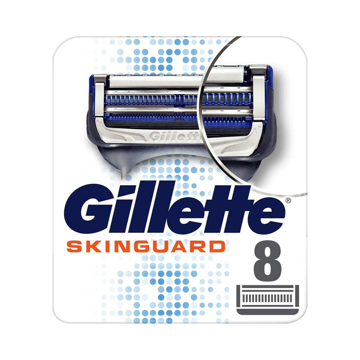 Refect Beauty Gillette SkinGuard razor blade cartridge pack for sensitive skin with protective barrier technology