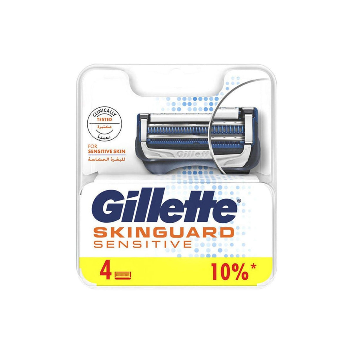Refect Beauty Gillette Sensitive Skinguard razor blade refill pack for men with sensitive skin